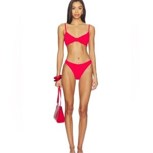 Hunza G Red Bikini Set